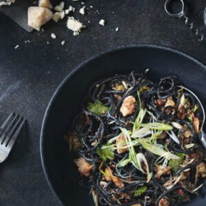 Mysterious Black Pasta
