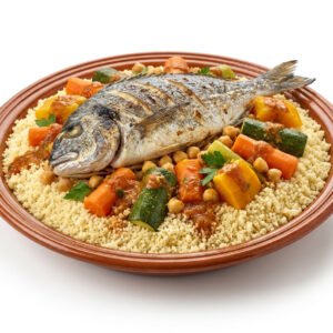 Couscous au poisson du port d'Essaouira