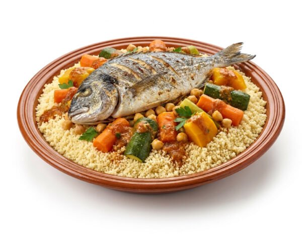 Couscous au poisson du port d'Essaouira