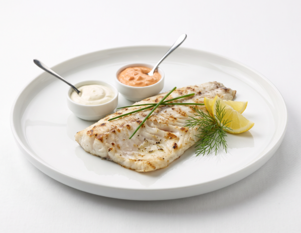 Filet de Saint Pierre en sauce blanche ou corail