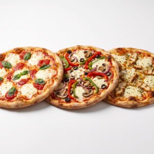Pizza margherita, végétarienne ou poulet (Menu enfant)