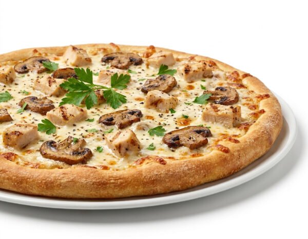Poulet champignons sauce blanche