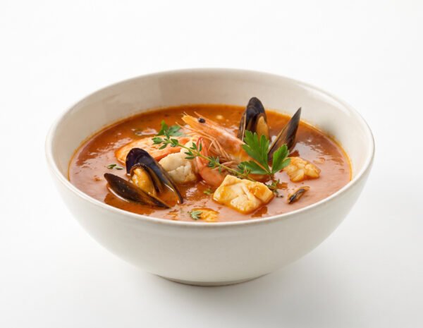 Soupe de poissons et fruits de mer