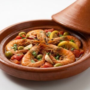Tajine de crevettes